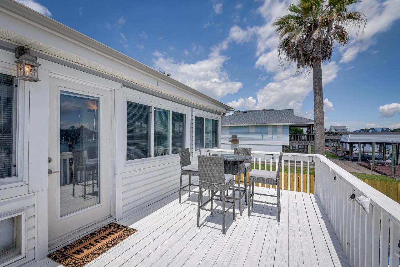 Waterfront Galveston Bay Retreat - 4 Mi To Beach! Eksteriør billede